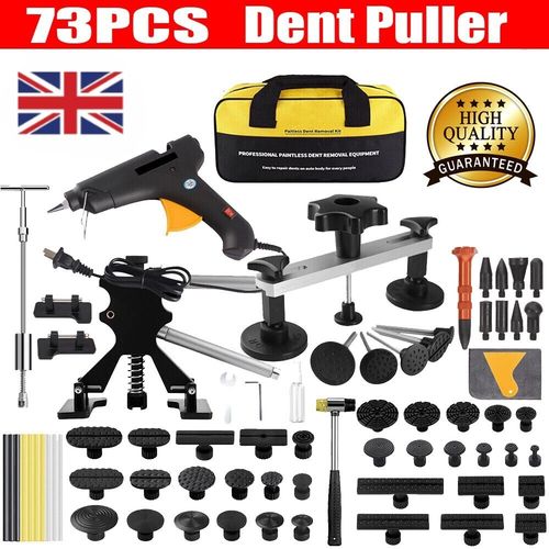 PDR Tool Car Paintless Kit Dent Puller Lifter Repair Removal Hail Glue Gun Tabs — image 1
