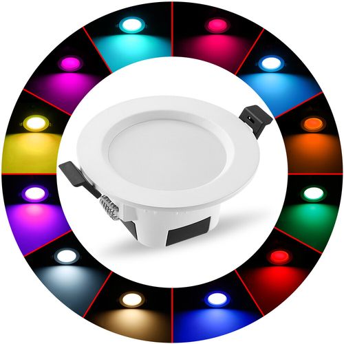 LED Down light WiFi Bluetooth Smart Ceiling Downlight APP RGBWC Changing Color — image 1