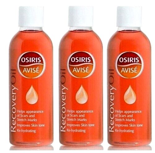 3 x 100ml Osiris Avise Recovery Oil Helps Remove Scars, Stretch Marks dark spots — image 1