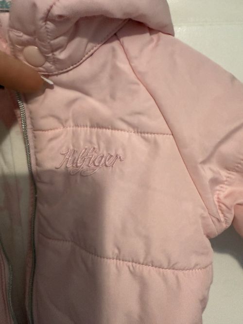 Tommy Hilfiger pink baby Girls snowsuit, size 68 (3–6 months) — image 5