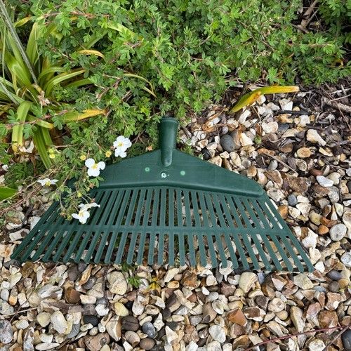 39cm Wide 25 Tooth Heavy Duty Plastic Rake Head Replacement Lawn Leaves Garden