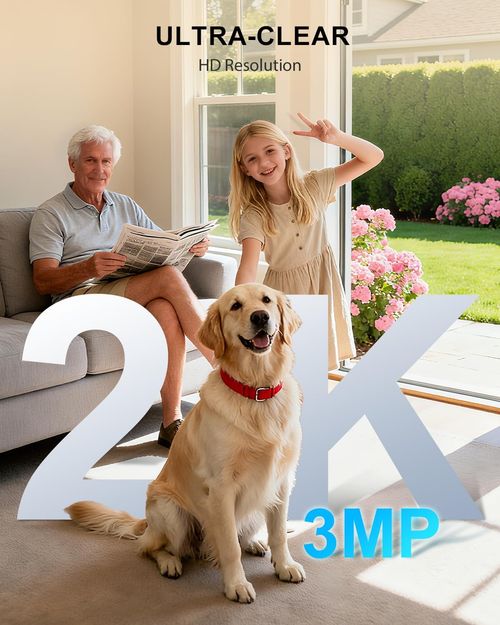 Xega 4G LTE Indoor Security Camera No WiFi, SIM Card CCTV 24/7 Recording White — image 2