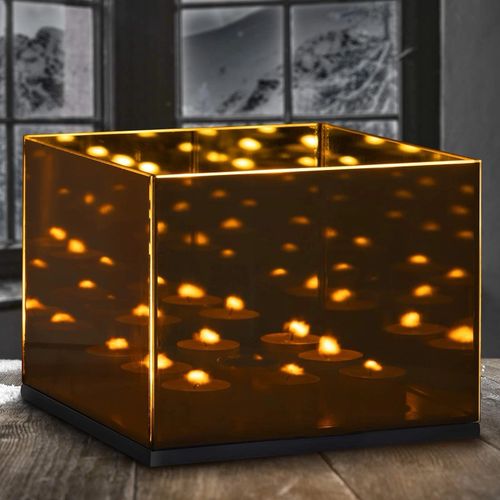 Dreibach Infinity 9 Tea light Candle Holder Mirror Box Perfect Christmas Present — image 1