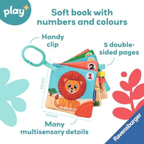 Ravensburger Play+ My First Numbers & Colours Soft Baby Book 6m+ 12034025 — image 4
