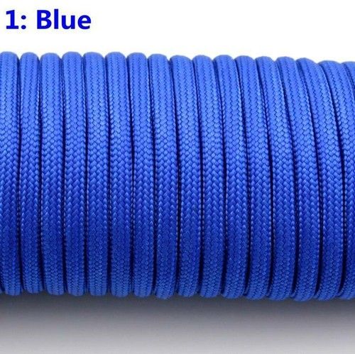 10FT-100FT 550 Paracord Parachute Cord Lanyard 7 Strand Core Tent Camping Rope