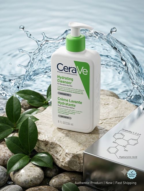 CeraVe Hydrating Cleanser 236ml Normal to Dry Skin Hyaluronic Acid Face Wash — image 6