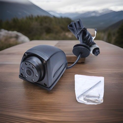 Side View Mount Camera PAL 12V-24V With Infrared Lights Night Vision Truck Lorry