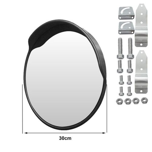 Wide Angle Convex Mirror Curved Outdoor Road Traffic Driveway Safety Security