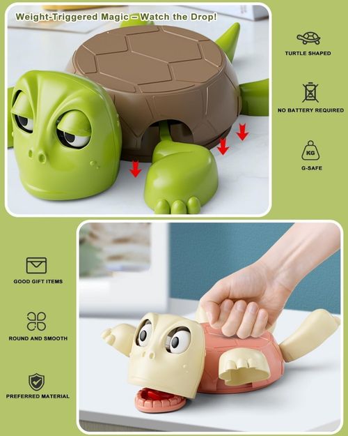 Turtle Funny Coaster, 3D Printed Turtle Cup Holder with Open Eye Trutle Coaster — image 4
