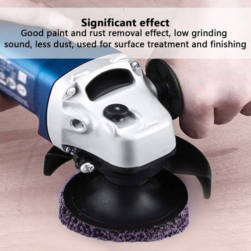 5 Pcs 4'' 100mm Poly Strip Disc Wheel Paint Rust Removal Clean For Angle Grinder — image 11