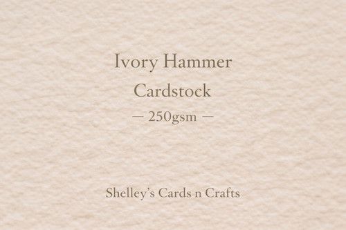 100 Sheets A4 Card 250gsm-White Ivory Cream Smooth Linen Hammered Craft Wedding