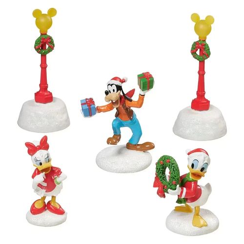 Disney 13-Piece Christmas Holiday Village with Lights & Music ***NEW & BOXED*** — image 3