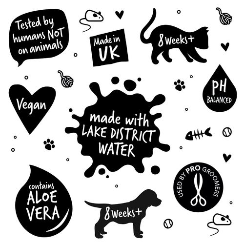 No Rinse Dog Shampoo Quick Dry Foam Dispenser All Breeds 200ml Bugalugs Pet Care — image 4