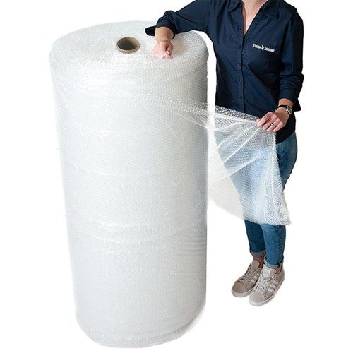 1 Meter Wide Packaging Roll of Large Bubble Wrap 1000mm x 50m Small Air Bubbles