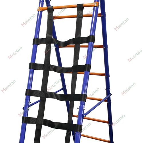 6 in1 Garden Kids Swing Set with Double Swings Slide Ladder for Outdoors Playing — image 11