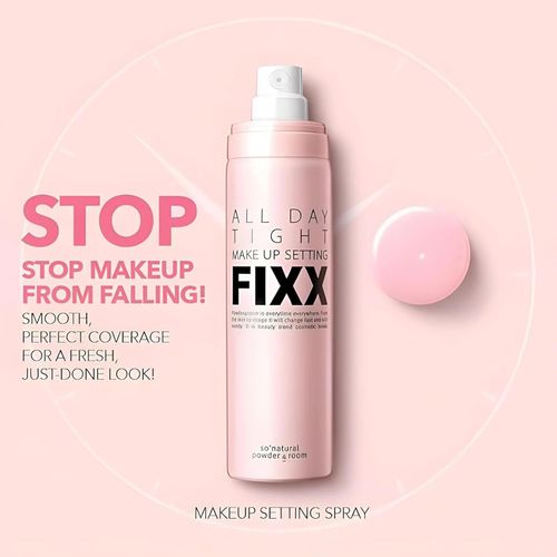 SONATURAL All Day Tight Make Up Setting Fixer–Award Winning Makeup Setting Spray — image 6