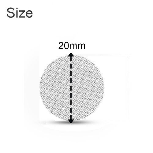 50/100 Smoking Pipe Filter Screens Steel 10mm-15mm-17mm-20mm Gauzes Metal pipe