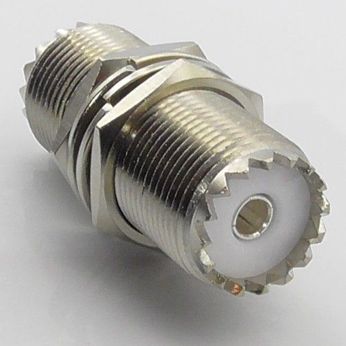 SO239 UHF Chassis Panel Mount Female Socket Bulkhead Adaptor PL259 Plug Coupler