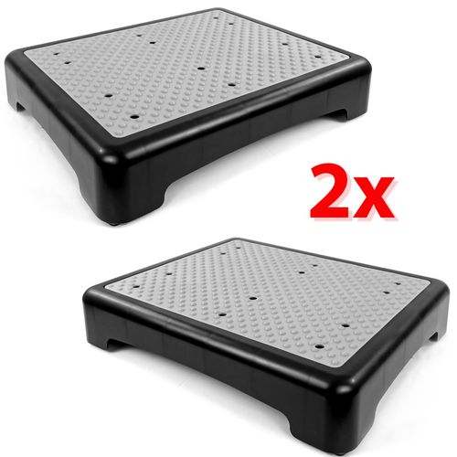 2x Anti-Slip Door Half Step Elderly Support Stool Disability Outdoor Mobility — image 1