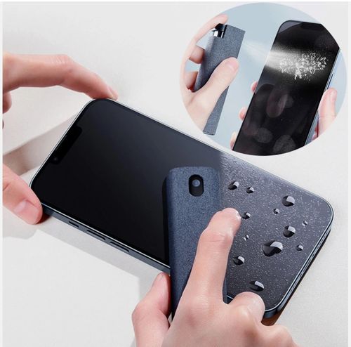 Mobile Phone Tablet Laptop Microfiber Screen Cleaner 2in1 Spray Bottle Protecter — image 4