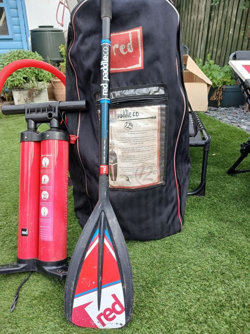 Red Paddle Co Inflatable SUP Paddleboard Kit w/ Paddle Pump & Carry Bag — image 2