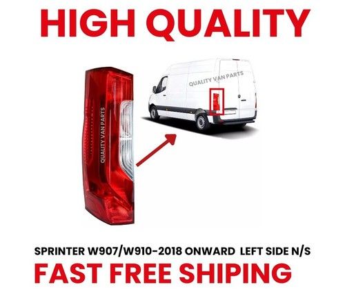 For Mercedes Benz Sprinter W907 W910 2018+ Rear Tail Light Lamp Left Passenger