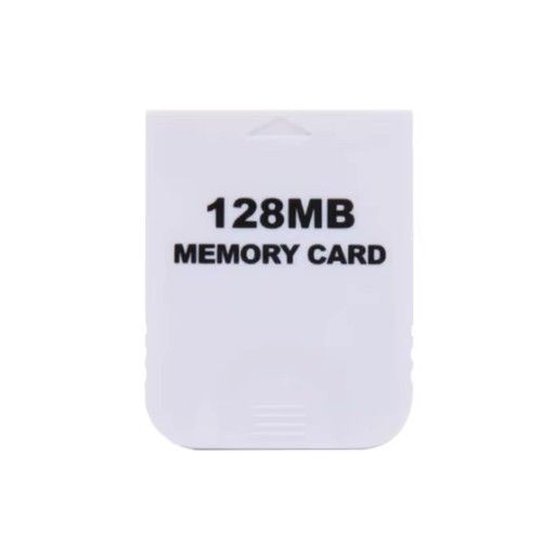 Memory Card 128MB - 2043 Blocks - for Gamecube or Wii - White