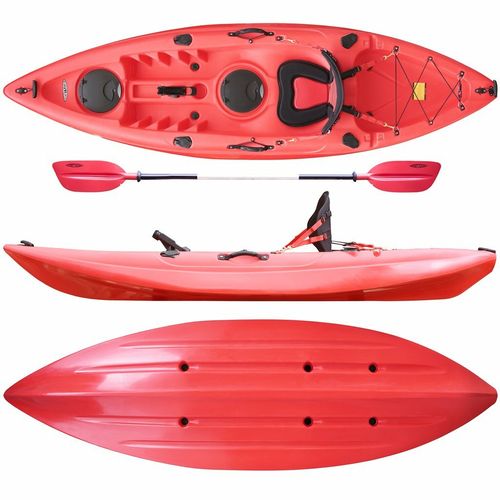 Conwy Kayak Sit On Top Kayak Fishing Sea River Single Deluxe Seat & Paddle Menai — image 5
