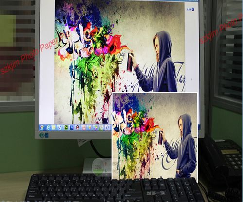 100 Sheets A4 230Gsm High Glossy Photo Paper For Inkjet Paper Printing Hartwii — image 3