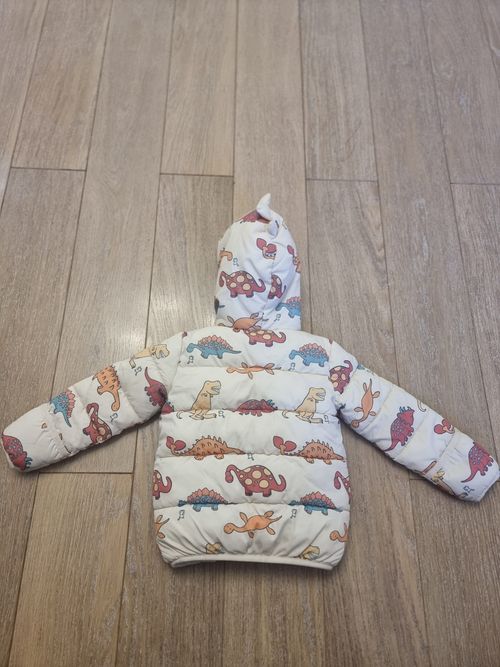 George That’s Not My Dinosaur Hooded Padded Jacket Fleece Lined 12-18 Months — image 2