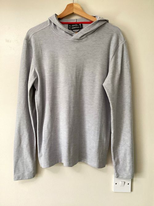 Avalanche Women’s Grey Pullover Hoodie Pockets Raglan Sleeve Size S — image 1