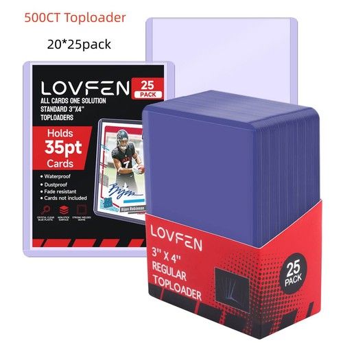 3"x4" Toploaders, Magnetic One Touch Card Holder, Holds 35PT Trading Game Cards
