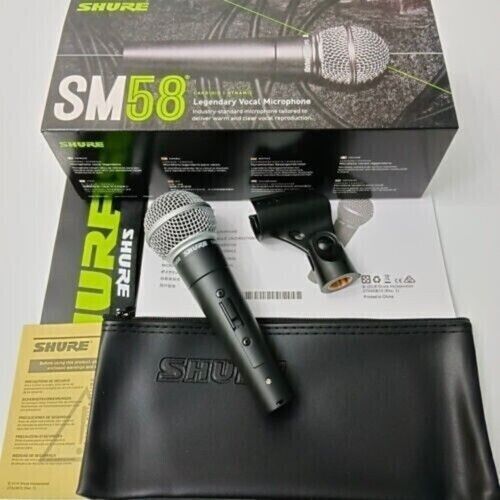 New For Shure SM58S Dynamic Vocal Microphone with On/Off Switch UK HOT SALE
