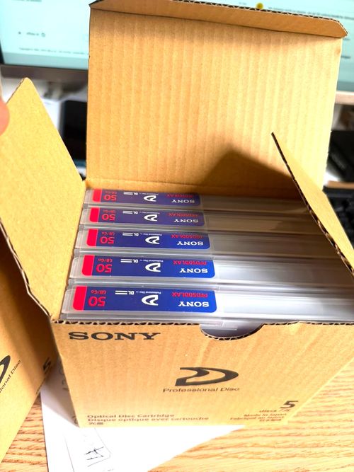 Sony PFD50DLA Rewritable XDCAM/XDCAM HD 50GB Professional Disc NEW — image 2