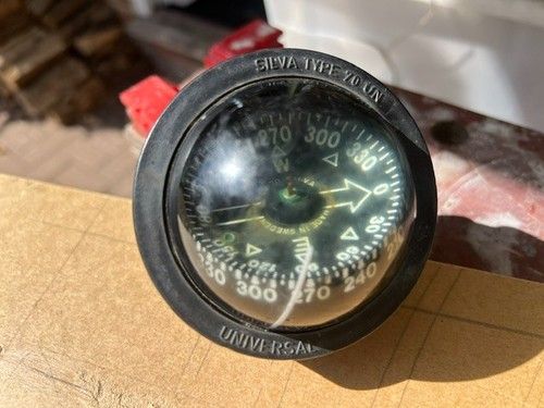 Silva Type 70 UN Boat Compass.  Works Perfectly.