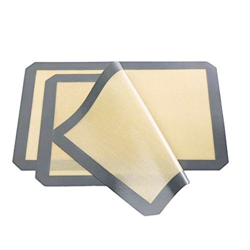 Set of 4 Silicone Non Stick Baking Mat Sheet Tray Oven Liner Rolling Cake Mat — image 8