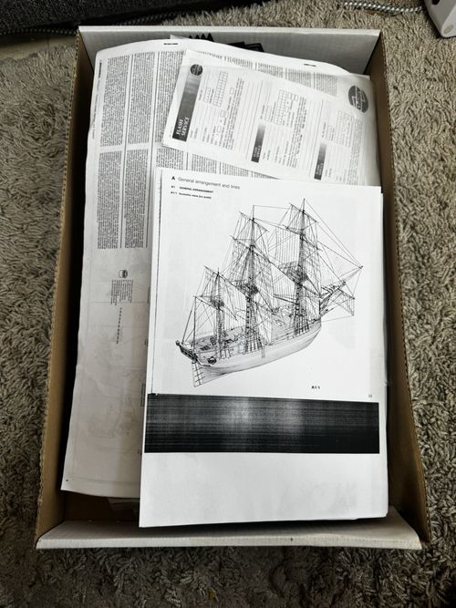 Airfix Classic Ships HMS Bounty 1787 Model Kit 1/87 Scale — image 4