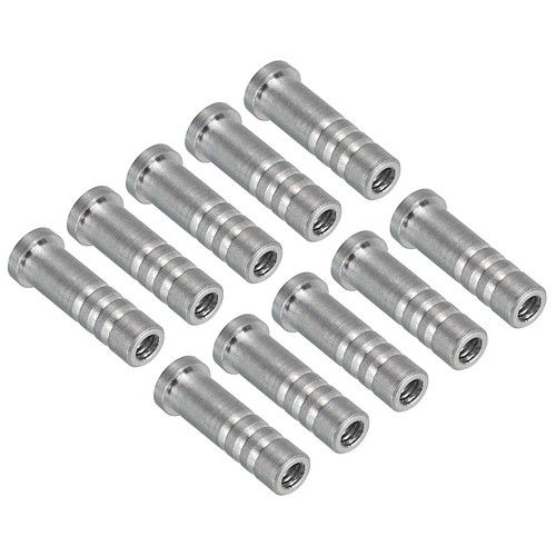12pcs Aluminum Arrow Inserts 0.244" Dia 6.2mm 0.307" 7.8mm for Archery Points