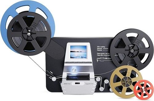 8mm Super 8 Film to Digital Converter Scanner 1080P Digitizer 3" 5"  Reel 32GB