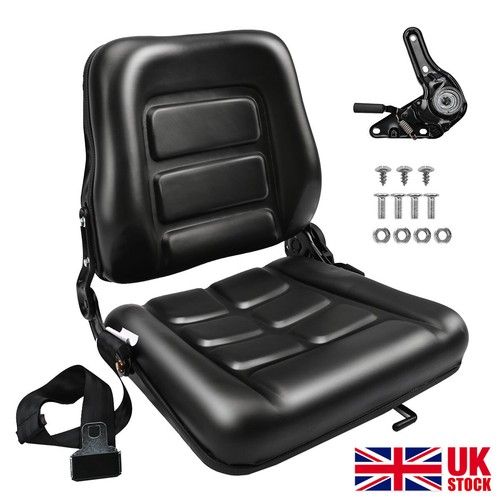 Lawn Mower Tractor Forklift Seat Excavator Universal Adjustable Backrest Chair