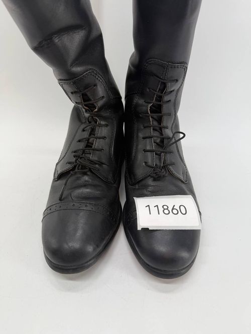 Treadstone Women’s Black Leather Tall Field Riding Boots Size 6R Equestrian — image 8