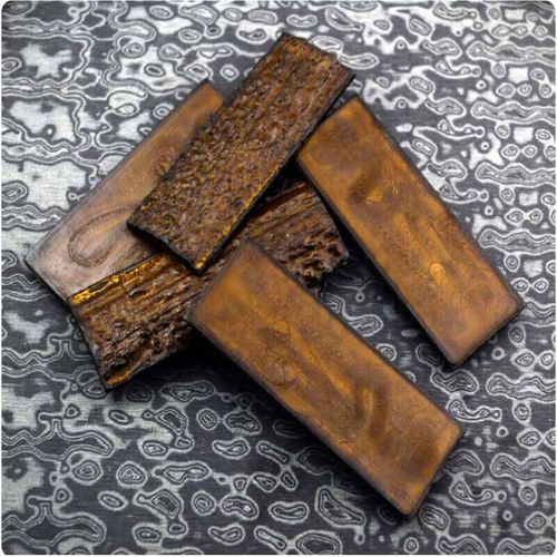 4PCS Deer Antler Knife Handle Scales DIY Material Slabs POM Resin Sword Making — image 3
