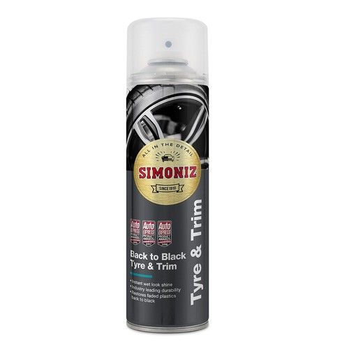 Simoniz Back to Black Tyre & Trim Shine, 500ml, Black