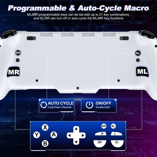 Switch Controllers for Nintendo Switch/OLED with RGB Light, Full-Size Joy-pad — image 5