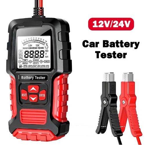 12V 24V Car Load Battery Tester Digital Analyzer Diagnostic Tool LCD Screen UK