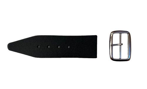 Kilt Strap and Buckle 1.5"-  Quality 3mm Leather