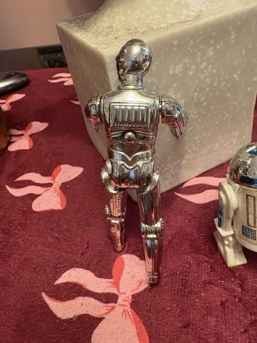Kenner Star Wars Metallic C-3PO & R2-D2 Vintage Action Figures 1982 Sci-Fi — image 2