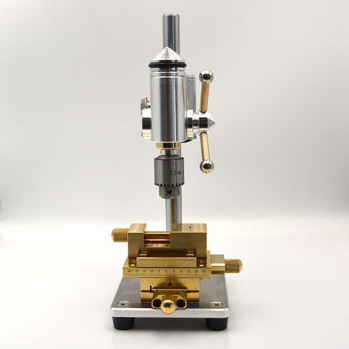 Precision Miniature Bench Drill | For Clock/Engine Models | Brass & Steel Constr — image 1