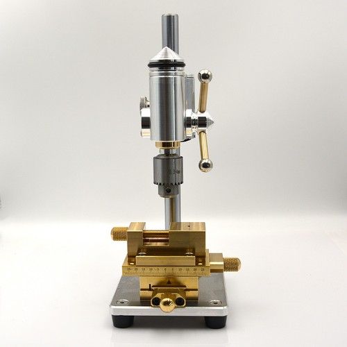 Precision Miniature Bench Drill | For Clock/Engine Models | Brass & Steel Constr
