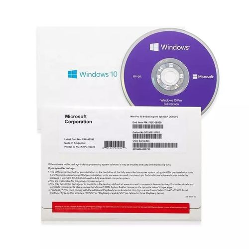 Microsoft Windows 10 Pro 64BIT-DVD Installation Disc — image 1
